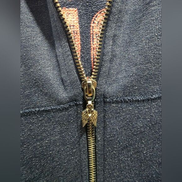 Victoria's Secret Angels Have More Fun Zip Down Sweater Hoodie Sz M McBling Y2K - Picture 8 of 12